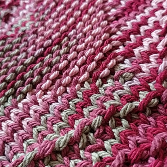 Hand Knit Baby Bib - Picture 4 of 5